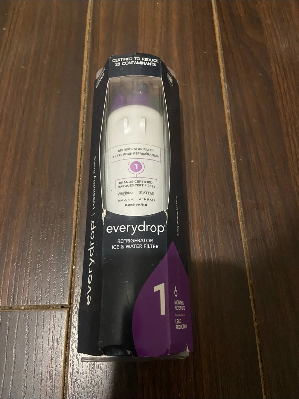 EveryDrop #1 Refrigerator Ice and Water Filter Purple Sealed  New In Box